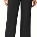 Kasper Women's Pull on Elastic Back Trouser, Small, Black 