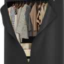 BACEKOLL Clothes Rack with Cover Heavy Duty Rolling Portable Closet 380LBS