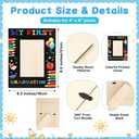 3 x My First Graduation Picture Frame, Preschool Graduation Gifts, 4"x 6" Wooden Preschool Grad Photo Frame 2026 Pre k Preschools Kindergarten Graduations Gifts Grad Frames Decor for Boys Girls Student