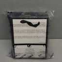 YACEYACE White and Black Gift Bags with Ribbon Handles Bulk, 20Pcs 8"x4.25"x10.5" Medium White and Black Paper Gift Bags for Party,Birthday,Wedding