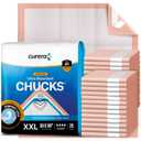 Chucks Premium Disposable Underpads 30x36 Ultra Thick Super Absorbent Chux Incontinence Bed Pads Disposable Adult with Adhesive Tape, Extra Large Pee Pads, Pet Training Pads 30x36 [25-Pack]