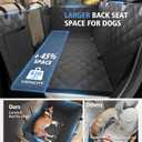 Back Seat Extender for Dogs, Hard Bottom Dog Hammock for Car & SUV, Size: L - For Cars / Mid-Size SUV / Double Cab Truck