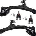 TUCAREST 4Pc Suspension Kit (K500315 K642509 K642517) Front Lower Control Arm and Ball Joint Fit For 2013-2017 Ho-nda Accord w/Automatic Trans, 15-20 Ac-ura TLX [# 51350T2AA02 51360T2AA03 51220T2A305]