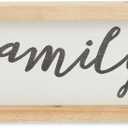 Farmlyn Creek Wooden Family Sign 17" x 6", Rustic Hanging Farmhouse Wall Decor for Home