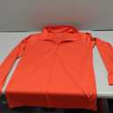 Boladeci Men's UPF 50+ Sun Shirts 1/4 Zip Long Sleeve SPF UV Protection Lightweight Quick Dry Quarter Zip Golf Shirts (Tomato Red)