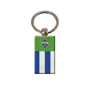 MLS2055-Rectangle Flag Keychain / S2055-Seattle Sounders_1
