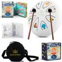 Sounds Of Silence Steel Tongue Drum - Bedtime Story and Drum - Dylan's Dream Drum Musical Gift for Children - Tongue Drum for Kids - Calming Drum, DDD-01