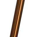 DMI Single Point Ice Walking Cane with Foam Grip Handle for Men and Women, Retractable Cane Tip for Ice and Show, Adjustable Height, Aluminum, Bronze, 39 Inch