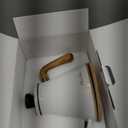 Harriet Gooseneck Kettle with Thermometer for Pour Over Coffee and Tea, 37 fl oz, Stainless Steel, Durable 3-Layer Base, Ideal Spout for Precision Pouring, Compatible with all Stove Tops, White