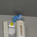 AIR U+ Disposable Toilet Brush, Toilet Bowl Cleaning System with 24 Count Wand Refill, Clean Brush Starter Kit with 1 Toilet Wand, 1 Storage Caddy and 1 Fragrant Tablet (1 + 24)