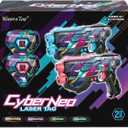 Laser Tag Guns with Vests Set of 2, Lazer Tag Game for Kids, Teens & Adults, Fun Outdoor Teenage Game & Activities, Cool Toy Gift for Teenage Ages 8 9 10 11 12+Year Old Boy & Girls