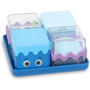 Learning Resources Cool Down Cubes Sensory Fidget Toys - Quiet Fidgets for Kids, Toddlers, and Adults - Calming Corner Items for Classroom or Home, Small Tactile Tools for Play, Focus, and Travel, Medium