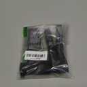 UFURMATE Door Handle Covers, 4Pcs Matte Black Door Knob Covers with Hole Silicone Door Handle Glove Covers Anti-Static Safety Door Knob Protector for Flat Square Door Levers