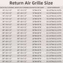 Return Air Filter Grille 24x14,Air Return Vent Cover for 24"W x 14"H Duct Opening,Steel HVAC Vent Covers for Wall and Ceiling,Holds 1" Thick AC Filter, For 24''W14''H-Duct Opening