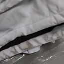 YEEFINE Men's Waterproof Snow Ski Pants Insulated Warm Winter Outdoor Snowboard Bibs with Suspenders, L, White