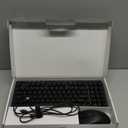 Redragon S156 Wireless Keyboard and Mouse with Tri-Mode, Mechanical Feel Keyboard and 4800 DPI 61G Ultra-Light Gaming Mouse, RGB Backlit, 4 Macro Keys, Long Battery Life for PC, Mac, Ideal for Gamer