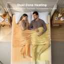 Bedsure Heated Mattress Pad King - Luxury Soft Electric Bed Warmer with Memory & Preheat Functions, 12-Hour Auto Off & 10 Heat Settings with Dual Controllers, Fast Heating, Deep Pocket, 78"x80"