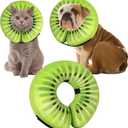 Recovery Donut Collar for Dogs & Cat,Inflatable Dog Cone Collar Alternative After Surgery,Soft Cone for Large Medium Small Dog,Adjustable Pet Neck Donut(Kiwi,XL)