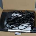 11-in-1 Steam Mop - Detachable Handheld Steam Cleaner with 380mL Tank, 260 Floor Steamer for Hardwood, Tile, Grout, Windows, Bath & Kitchen - 3-Level Steam Control, Multi-Purpose Floor Steam Cleaner (Black)