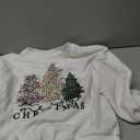 Christmas Sweatshirt for Girls Xmas Tree Plaid Raglan Sleeve Pullover Tops Kids Holiday Graphic Tees Shirt Outfit (7-8 Years, White)