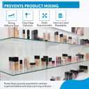 Shelf Dividers, 50 Pack, Self Adhesive, 3 H x 9.5 L Shelf Separators for Retail Shelving, Pantry & Closet Organization, Easy Stick 20 Mil Clear PVC, Product Display Dividers, Clip Strip Corp
