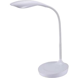 Bostitch Office KT-VLED1502-WHITE Gooseneck LED Desk Lamp with USB Charging Port, Dimmable, White
