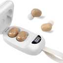 Hearing Aids for Seniors, Rechargeable Hearing Aid with Noise Cancelling for Adults, Invisible Hearing Amplifiers with Charging Box, Easy to Carry