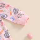 Newborn Baby Boy Easter Outfit Bunny Ear Hooded Long Sleeve Romper Jumpsuit Baby Girl Boy Spring Clothes (Pink, XS)
