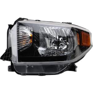 TRQ Driver Side Headlight Assembly Compatible with 2015-2017 Toyota Tundra TRD Pro TO2502235