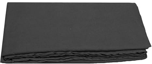 Black Backdrop 10 X 10 Ft, Solid Black Photo Backdrop, High Density Polyester Fabric Pure Black Backdrop Curtain Screen, Collapsible Seamless Black Background for Photoshoot Party Video Studio