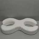 FITHUGOO Face Pillow for Wrinkles, Anti Wrinkle Pillow for Beauty Sleep, Memory Foam Side Sleep Beauty Pillow for Protect Your Hair and Skin (White)