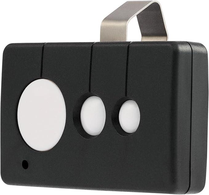 COZ WCR1 Gate Opener Remote Control, 433.92 MHz Gate Clicker with 100' Range Visor Clip, 3 in 1 Programmable Gate Remote Wireless Key for Automatic Swing & Sliding Gate Opener Garage Opener