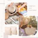 2 Pcs Small Travel Jewelry Case Bridesmaid Gift for Bachelorette Wedding Day, Mini Jewelry Pouch Organizer Bag with Zipper, Portable Waterproof Velvet Jewelries Bag for Rings, Necklaces (Beige)