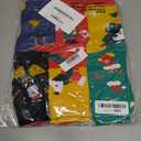 Novelty Fun Crew Socks for Women Colorful Crazy Socks for Women Girls Gifts (6 Christmas Red Green Blue Yellow)