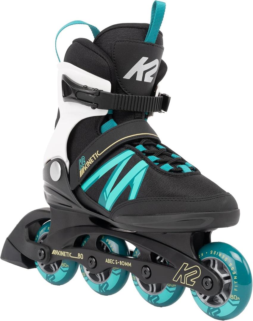 K2 Kinetic 80 Women's Inline Skates, Breathable & Comfortable Original Softboot Skates for Women, 8.5