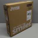 JOYIN 24'' Pre-Lit Christmas Wreath with Warm Lights, Large Lighted Christmas Wreaths For Front Door, Windows, Living Room, Xmas Indoor & Outdoor Holiday Decorations, Battery Operated