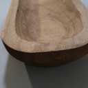 FoldTier 4 Pcs Wooden Dough Bowl Bulk,Brown,20'' X 6'' X 2'',Classic