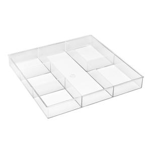 Whitmor 6-Section Clear Drawer Organizer