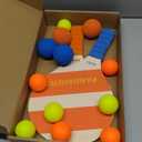 Pandahero Beach Paddle Ball Replacement Set - 12 Colorful High Visibility Waterproof Balls, Suitable for Smash Ball, Pro Kadima, and All Kinds of Outdoor Beach Paddle Games