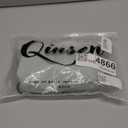 QINSEN Women's Sexy Square Neck Bodysuit Long Sleeve Double Lined Shirt Tops (Medium)