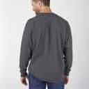 Dickies Men's Long Sleeve Heavyweight Crew Neck (Gray, XL)