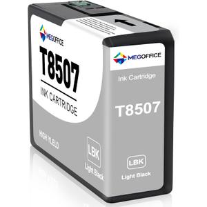 Remanufactured Ink Cartridge Replacement for T850 Ink Cartridge T8507 Light Black Ink Cartridges 80ML for SureColor P800 Printer (1-Pack)
