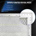 HEPA Cabin Air Filter with Activated Carbon Bean, Tested 99.95% Filtration, Zero deformation, CF12450 for JEEP Gladiator (2020-2025), JEEP Wrangler (2018-2025), NOT for Diesel Engines