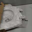 Bemis 7300SLEC Slow Close Toilet Seat, Easy Clean Hinges and Durable Plastic Seat, Made in USA, Elongated, White