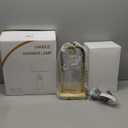 PoKat Gold Table Lamp Candle Warmer, Candle Warmer Lamp with Timer Dimmer, Wax Light Warming Table Lamp for Jar Candles, Modern Bedside Lamp for House Warming Home Decor Living Room, Bulb Included (Set of 1 - Brushed Gold With Wood-print Finish)