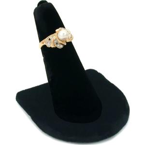 6-Pack Black Velvet Ring Display Stands  Plush Ring Finger Jewelry Holder for Retail, Tradeshow, Showcase & Presentation Display  Perfect for Wedding Rings, Engagement Rings, and Anniversary Bands