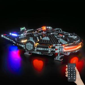 Upgraded Led Light Kit Compatible with Lego Star Wars The Dark Falcon Building Set, RC Version Compatible with Lego 75389 (Model Not Included)