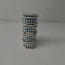 Reusable Food Storage Containers, Blue Checkered Design – 2 Sets (8 Containers Total)