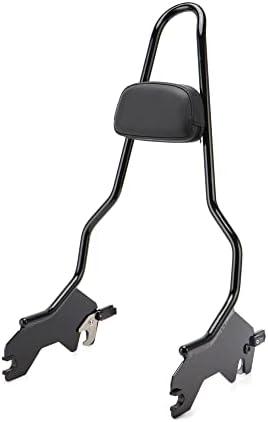 MoKitDora Sissy Bar 22.5" Passenger Detachable Backrest for 2018-later Softail Sport Glide FLSB Low Rider FXLR FXLRS FXLRST FXRST Models, Black