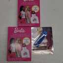 Girls Sticker and comb combo, Two sets of Jumbo Barbie Stickers and heart seals, and two Pcs Travel mini comb and brush